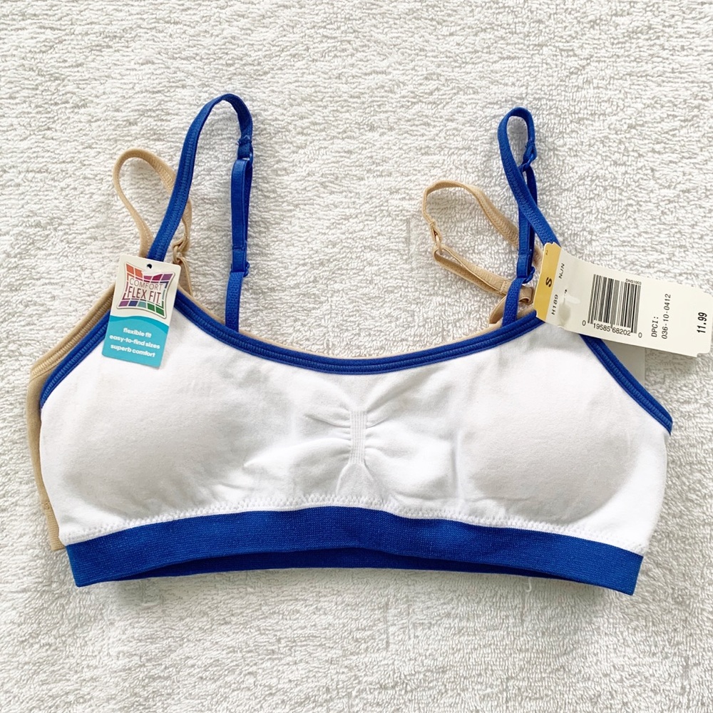Hanes Seamless Bras Size Small (6/6X) NWT